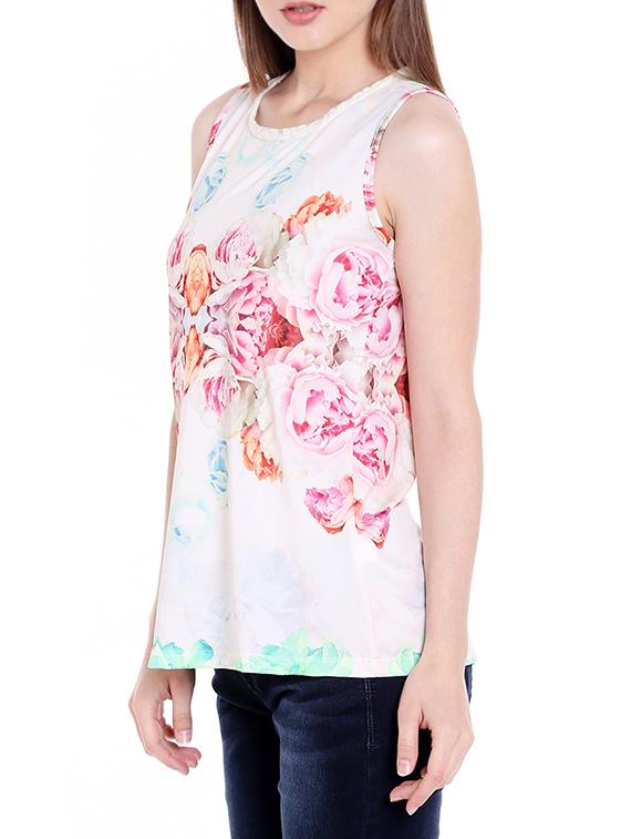 white cotton tank top - 14367857 - Zoom Image - 2