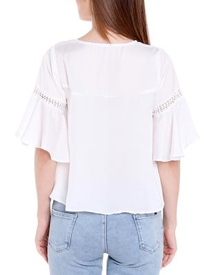 solid white boxy top - 14367862 - Standard Image - 3