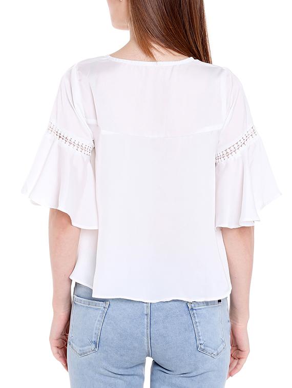 solid white boxy top - 14367862 - Zoom Image - 3