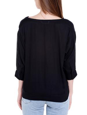 black cotton boxy top - 14367880 - Standard Image - 3