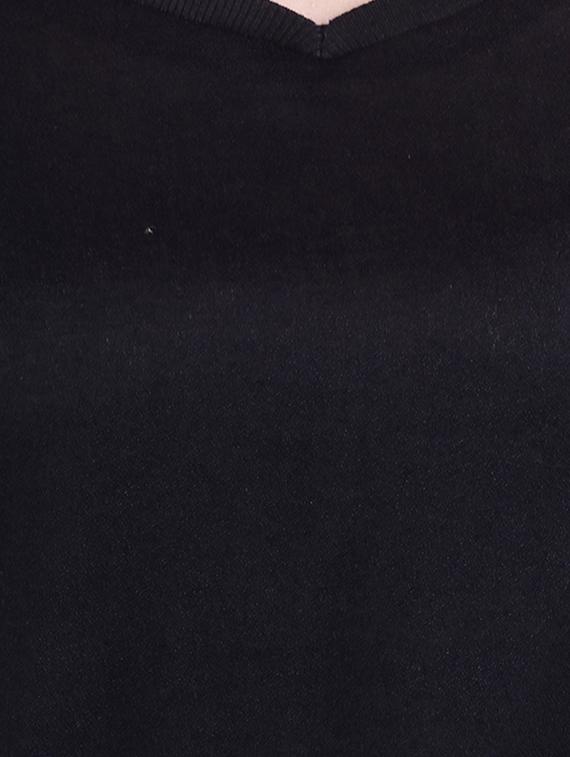 black cotton boxy top - 14367880 - Zoom Image - 4