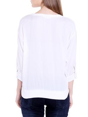 white cotton boxy top - 14367881 - Standard Image - 3