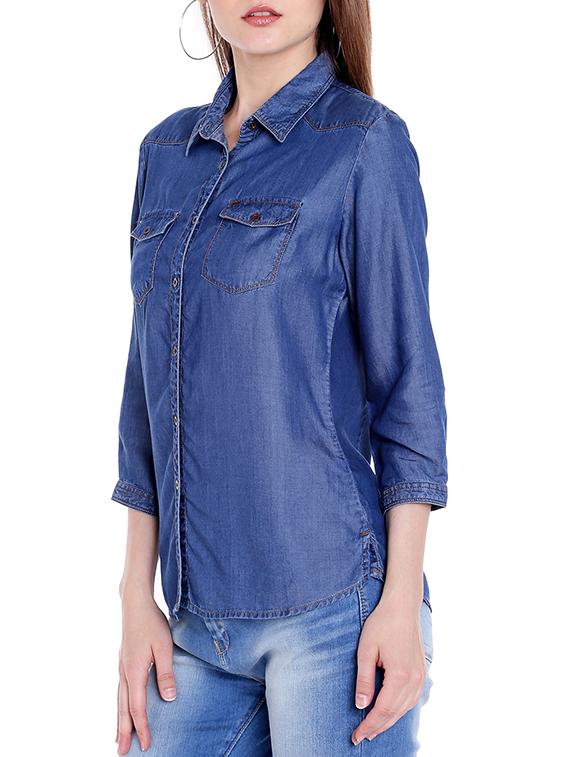 blue denim shirt - 14367893 - Zoom Image - 2