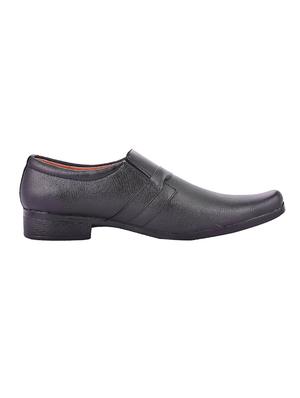 black leatherette formal slip on - 14370897 - Standard Image - 2