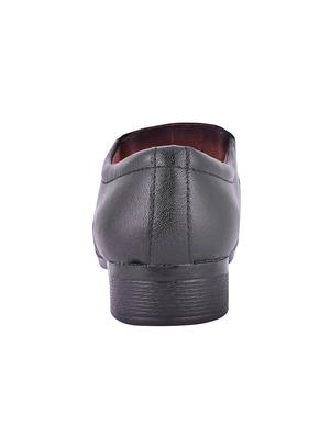 black leatherette formal slip on - 14370897 - Standard Image - 3