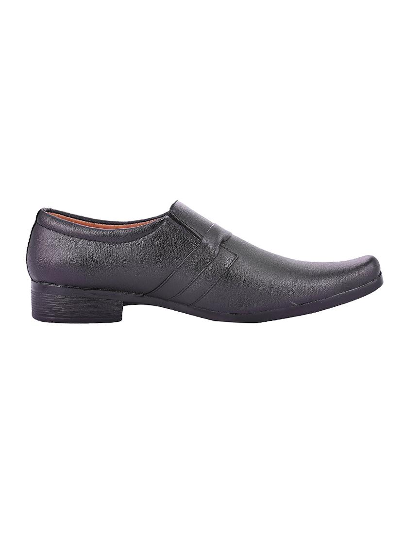 black leatherette formal slip on - 14370897 - Zoom Image - 2