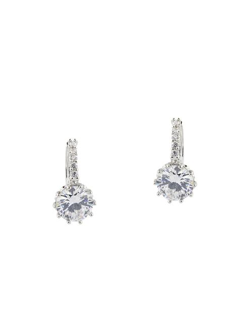 white brass balli earring - 14372094 - Very Small Image - 1