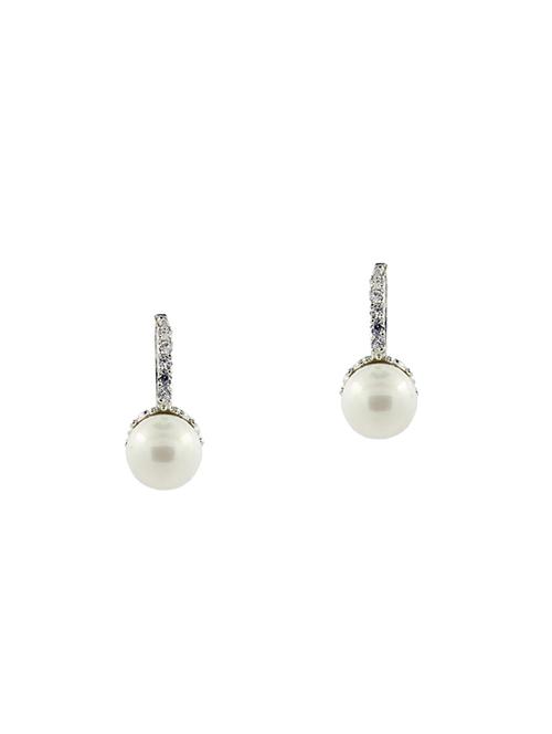 white brass balli earring - 14372095 - Very Small Image - 1