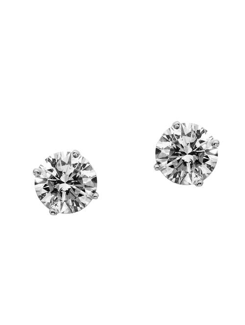 white brass studs earring - 14372129 - Very Small Image - 1