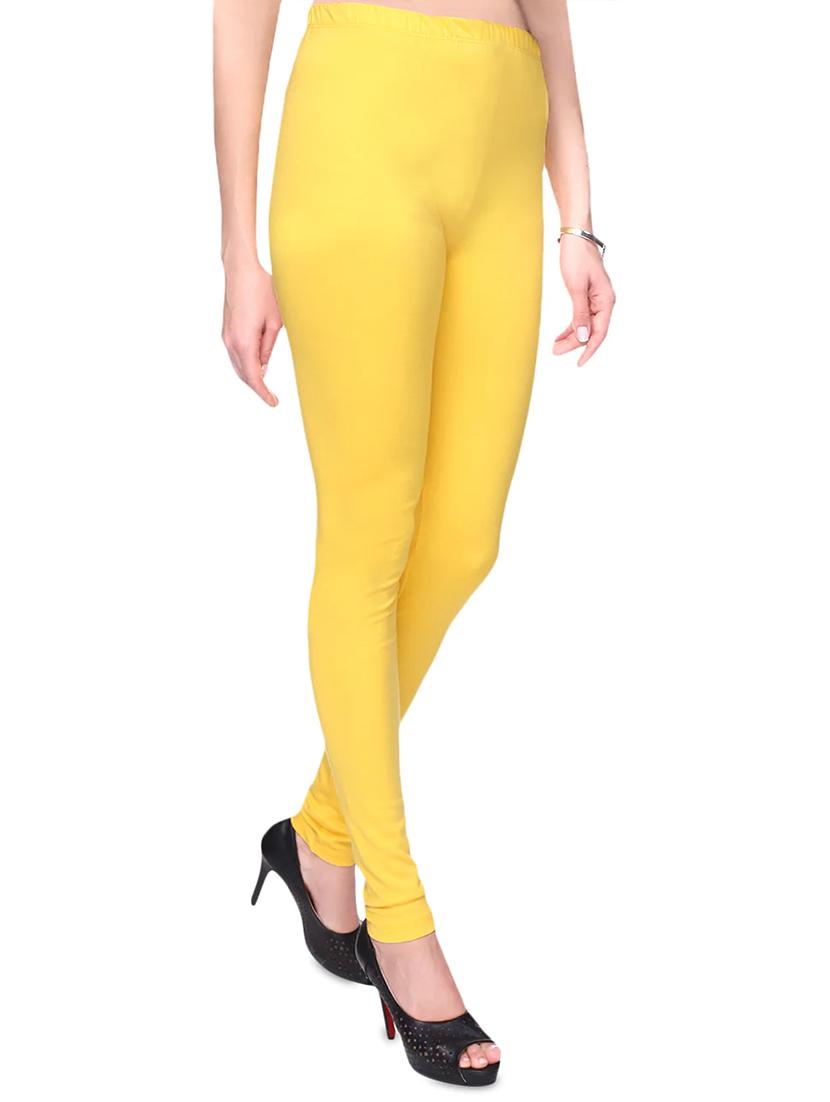 yellow cotton leggings - 14372539 - Zoom Image - 2