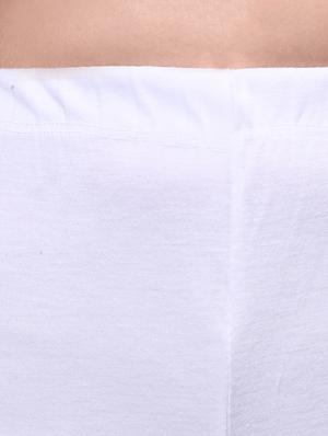 white cotton leggings - 14372593 - Standard Image - 4