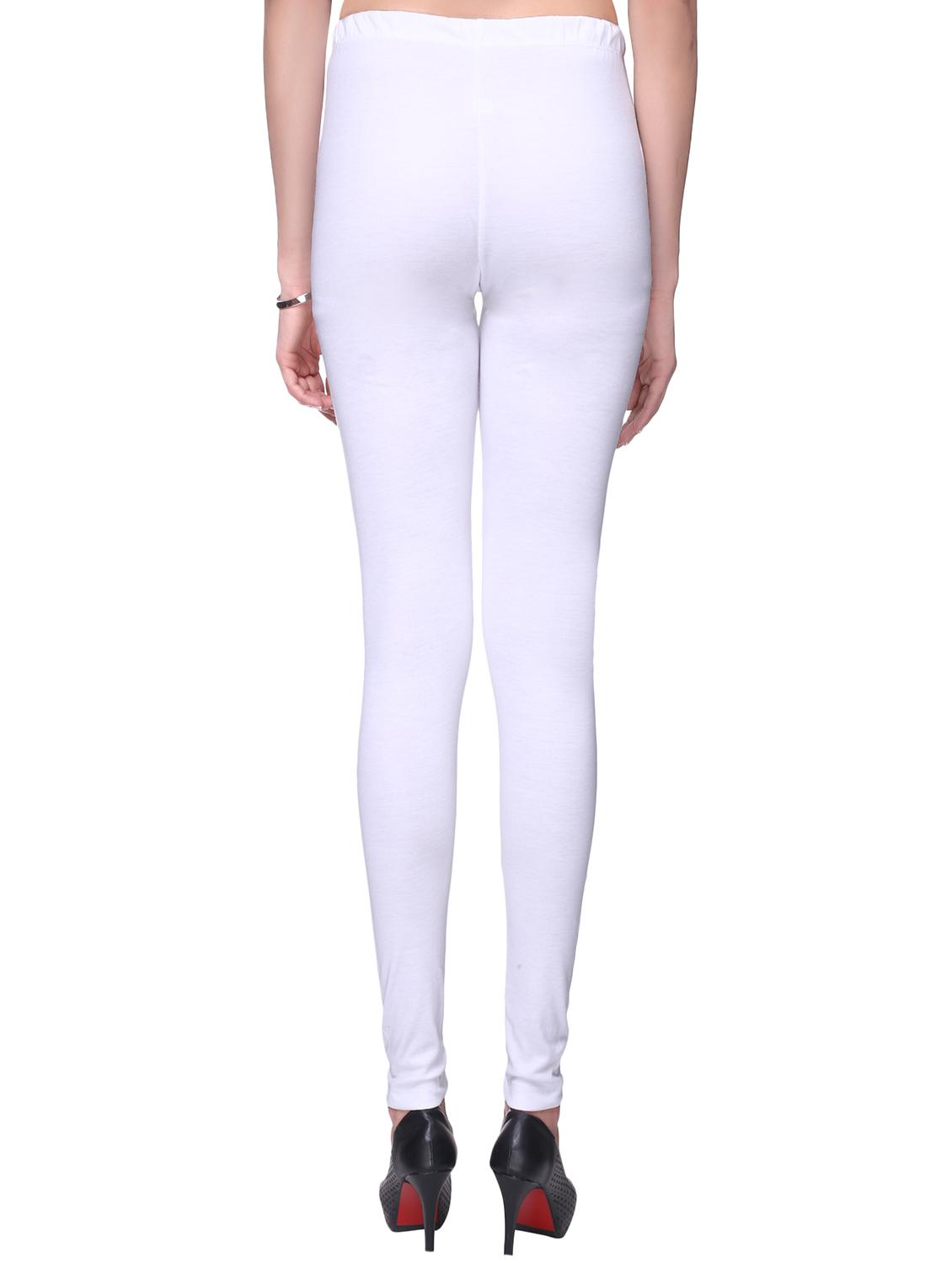 white cotton leggings - 14372593 - Zoom Image - 1