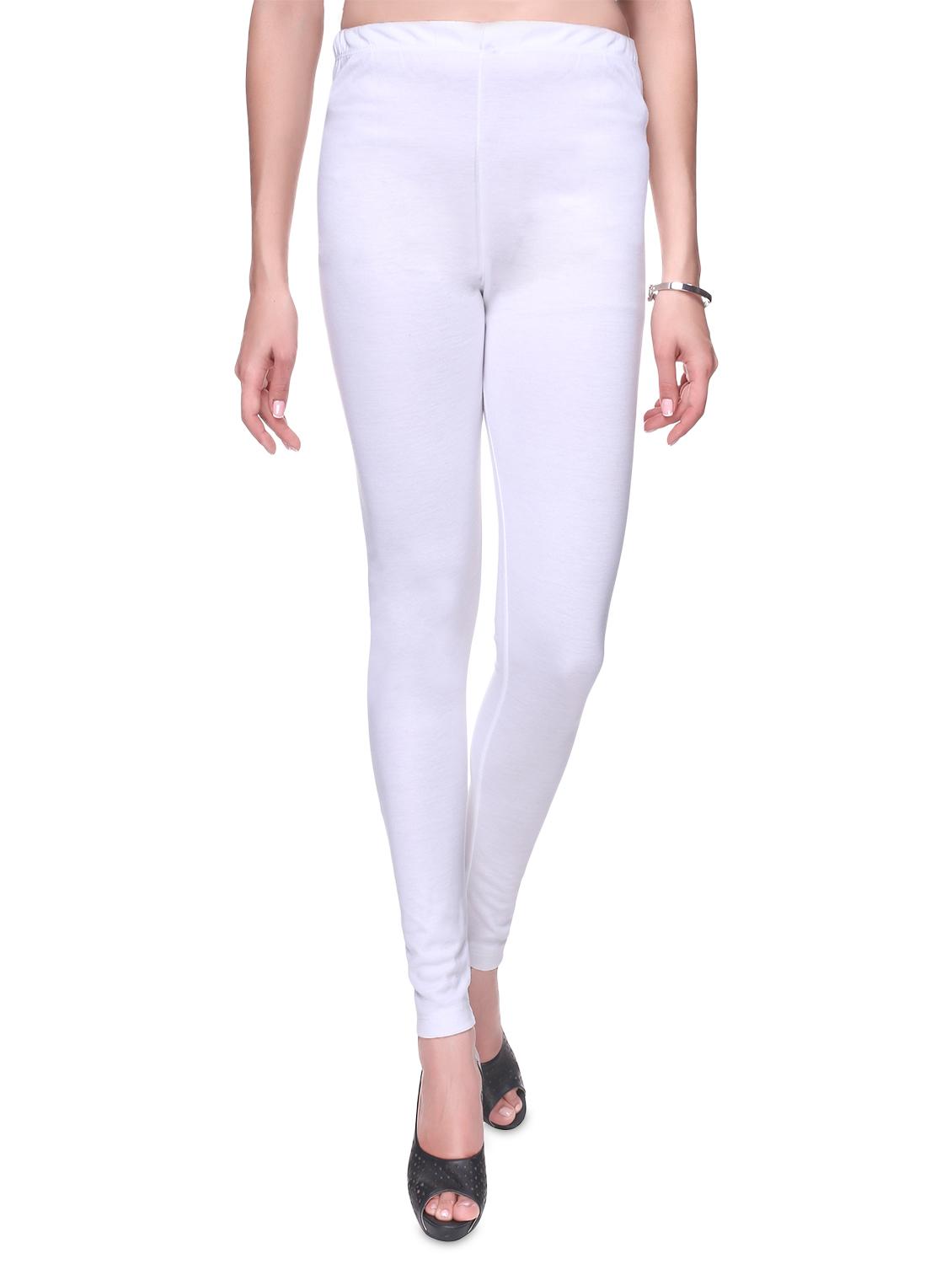white cotton leggings - 14372593 - Zoom Image - 2