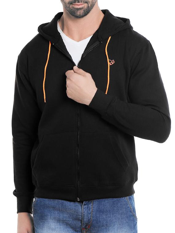 black fleece sweatshirt - 14372642 - Zoom Image - 1