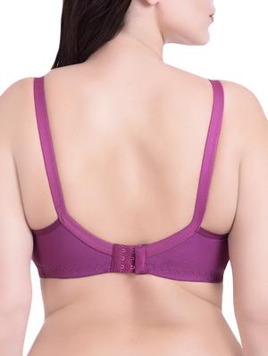 set of 3 purple cotton regular bras - 14372846 - Standard Image - 4