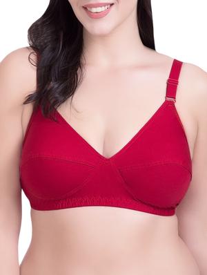 set of 3 magenta cotton regular bras - 14372848 - Standard Image - 2