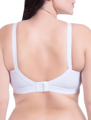 set of 3 white cotton regular bras - 14372851 - Standard Image - 4
