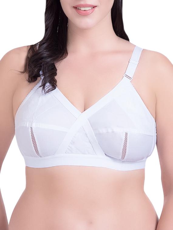 set of 3 white cotton regular bras - 14372851 - Zoom Image - 2