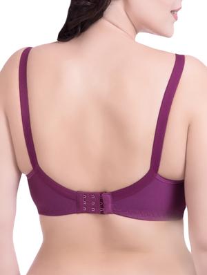 set of 3 purple cotton regular bras - 14372853 - Standard Image - 4