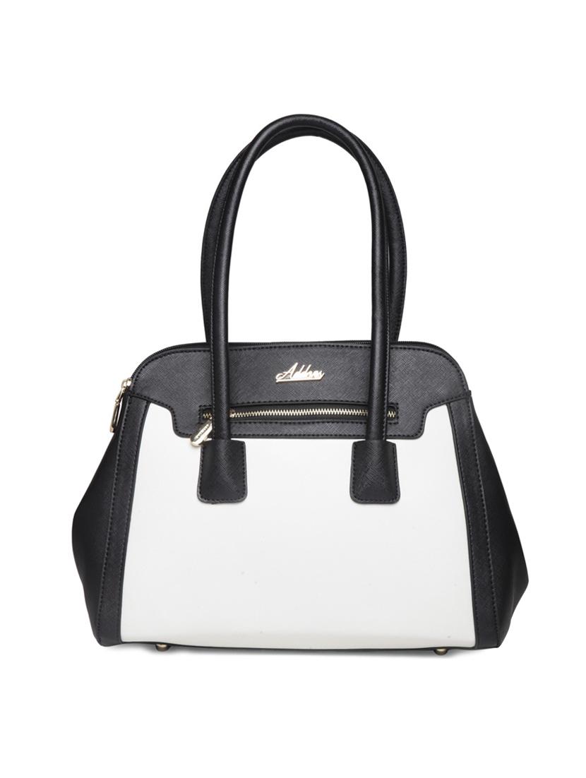 white leatherette regular handbag - 14373231 - Zoom Image - 1