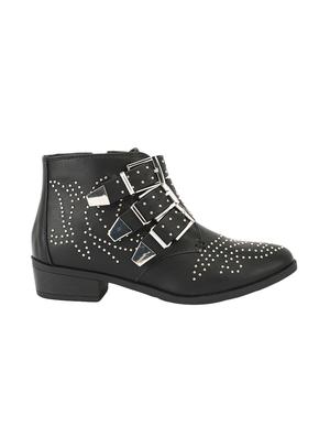 black synthetic ankle boot - 14375020 - Standard Image - 2