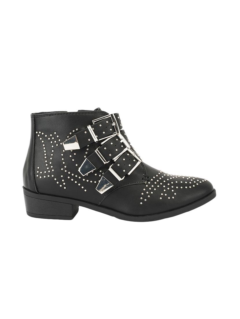 black synthetic ankle boot - 14375020 - Zoom Image - 2