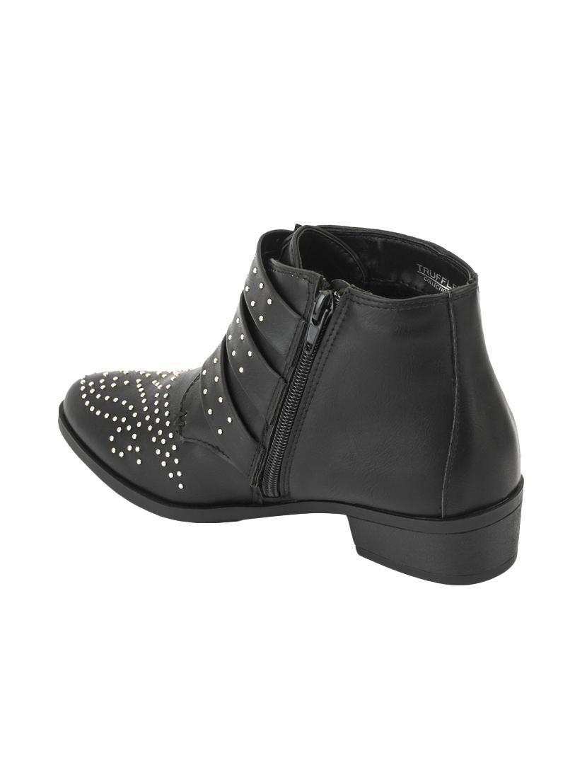 black synthetic ankle boot - 14375020 - Zoom Image - 3