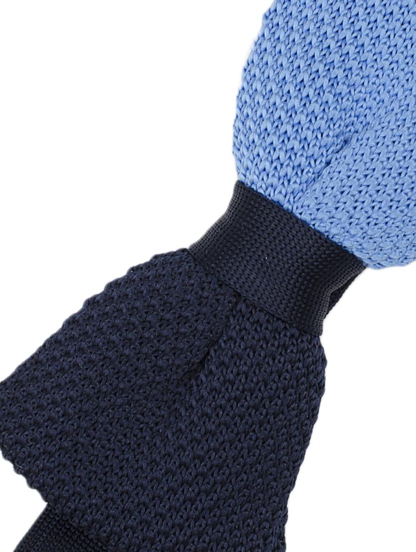 blue micro fibre bow tie - 14375085 - Zoom Image - 2
