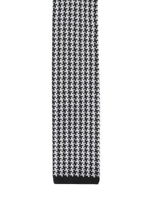 black micro fibre tie - 14375180 - Standard Image - 3