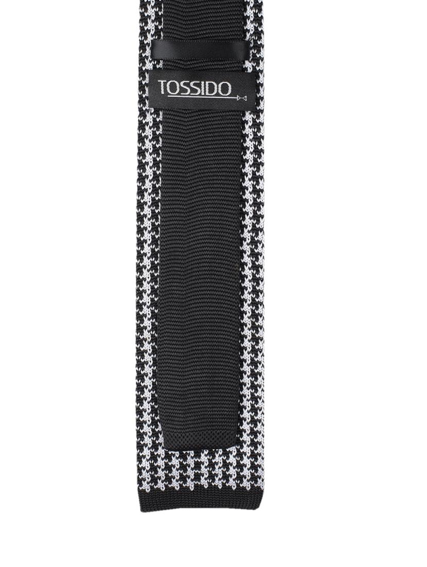 black micro fibre tie - 14375180 - Zoom Image - 2