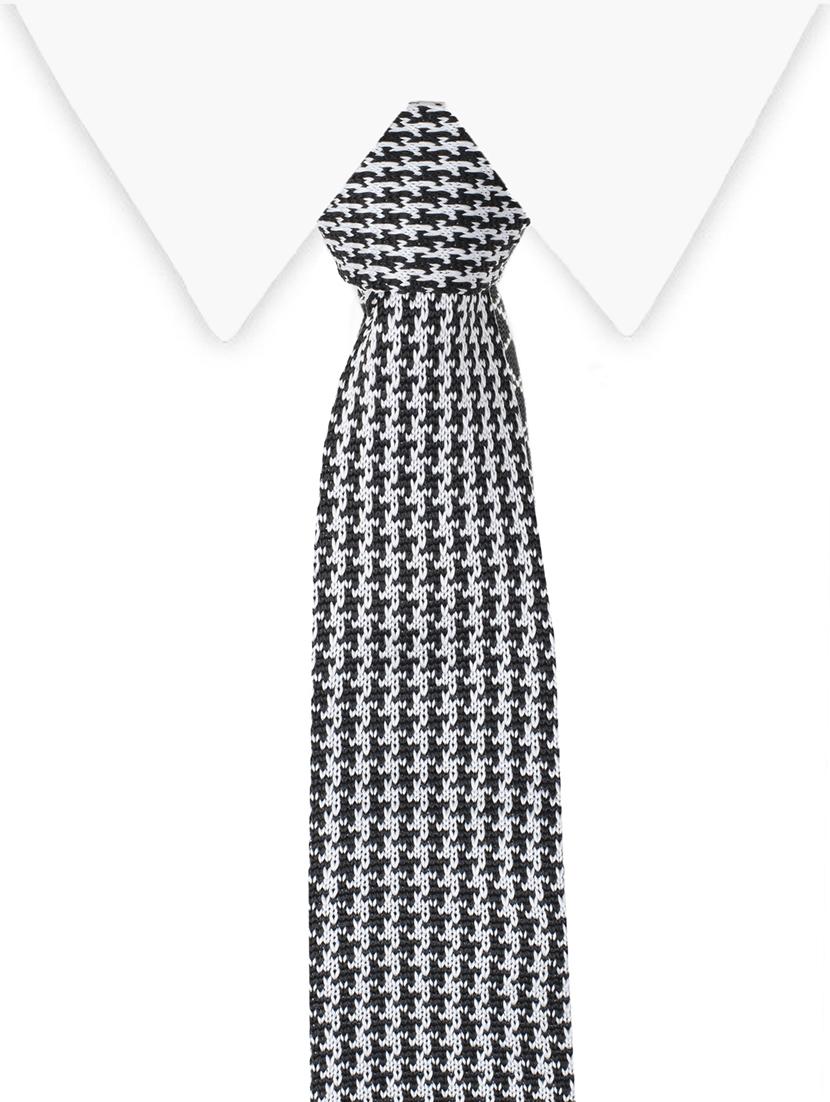 black micro fibre tie - 14375180 - Zoom Image - 4