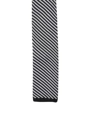 black micro fibre tie - 14375185 - Standard Image - 3