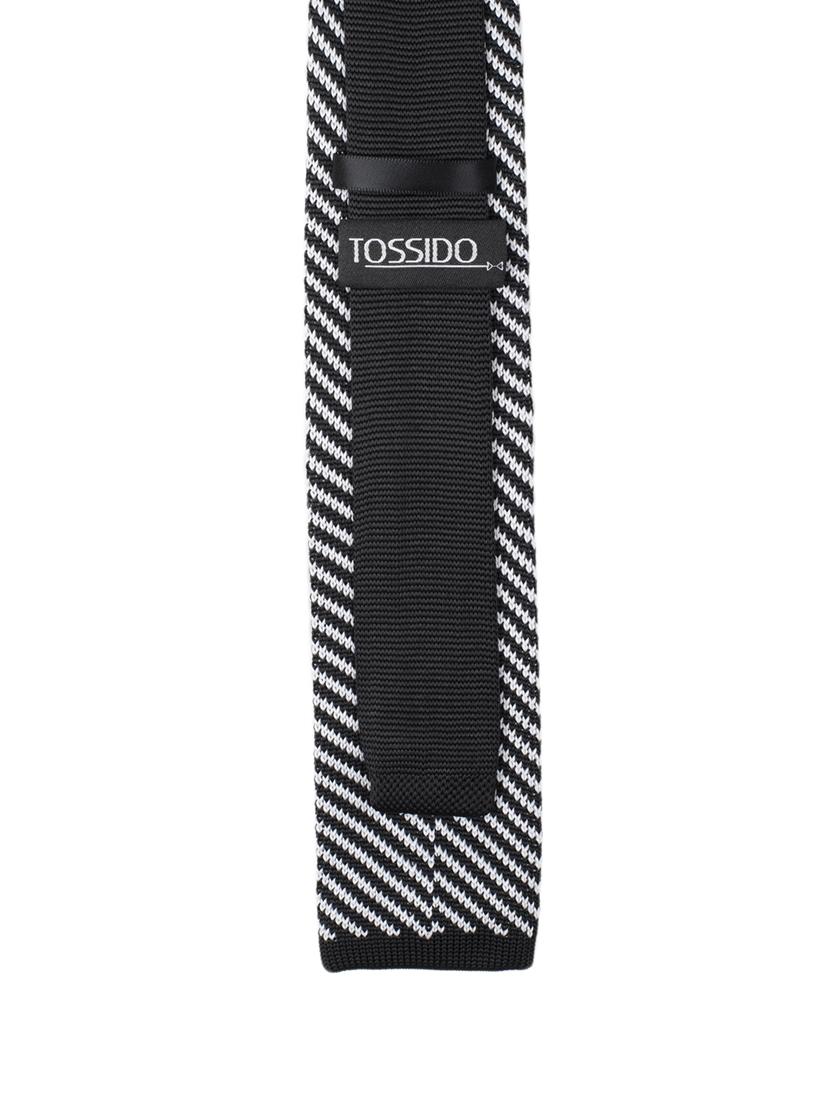 black micro fibre tie - 14375185 - Zoom Image - 2