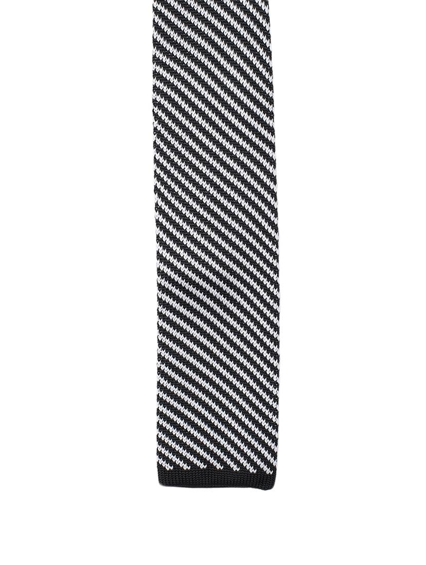 black micro fibre tie - 14375185 - Zoom Image - 3
