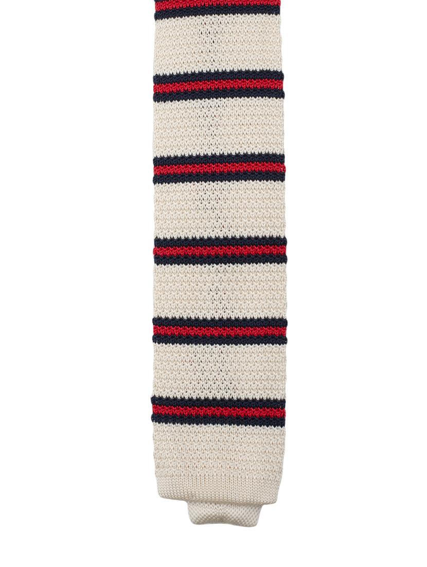 beige micro fibre tie - 14375186 - Zoom Image - 3