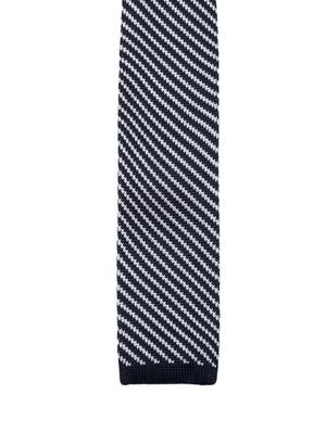 black micro fibre tie - 14375187 - Standard Image - 3