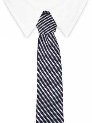 black micro fibre tie - 14375187 - Standard Image - 4