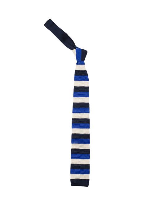 blue micro fibre tie - 14375192 - Standard Image - 1