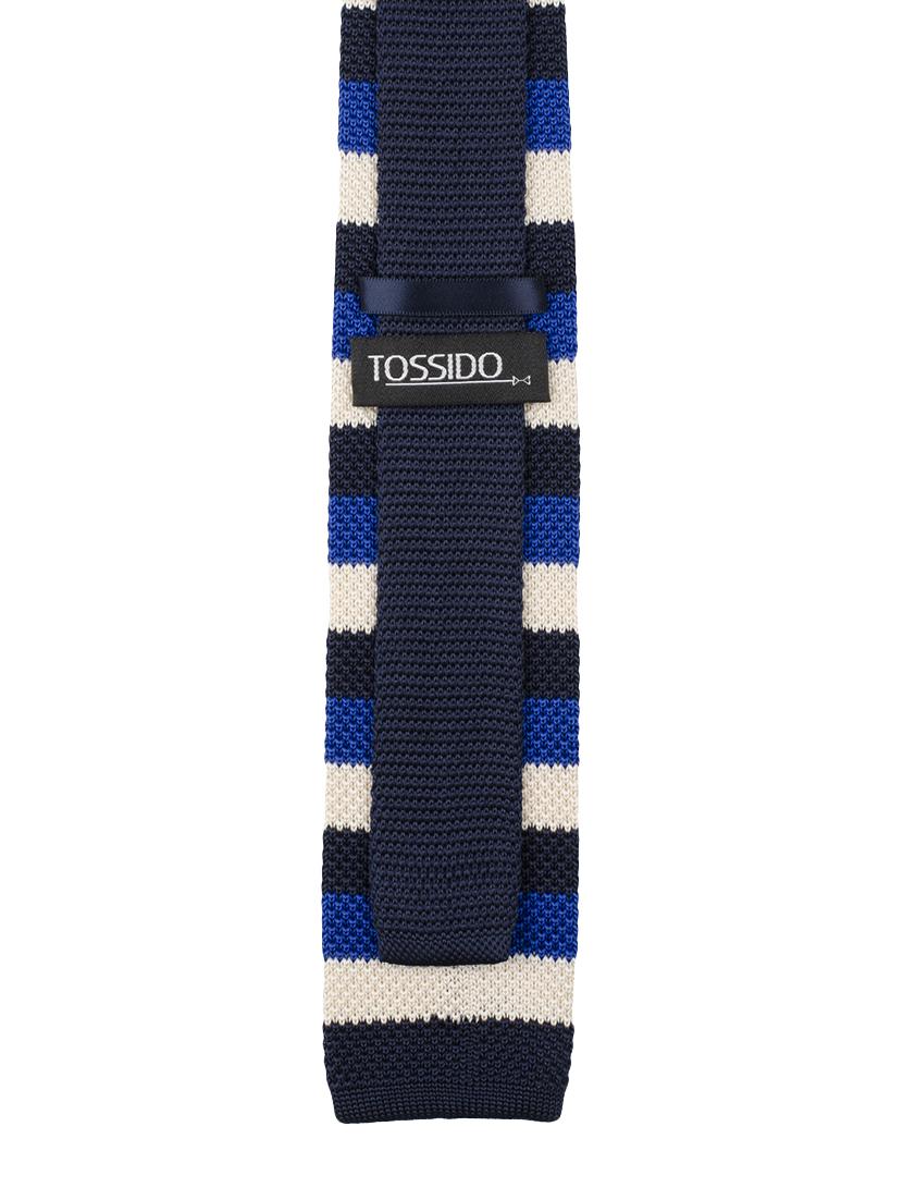 blue micro fibre tie - 14375192 - Zoom Image - 2