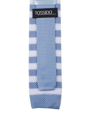 blue micro fibre tie - 14375193 - Standard Image - 2