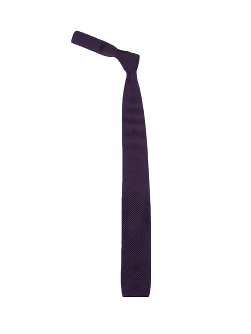 purple micro fibre tie - 14375194 - Standard Image - 1