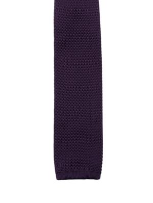 purple micro fibre tie - 14375194 - Standard Image - 3