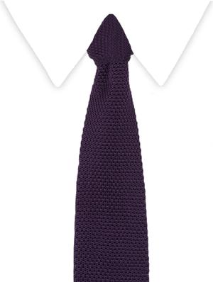 purple micro fibre tie - 14375194 - Standard Image - 4