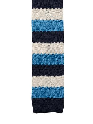 blue micro fibre tie - 14375197 - Standard Image - 3