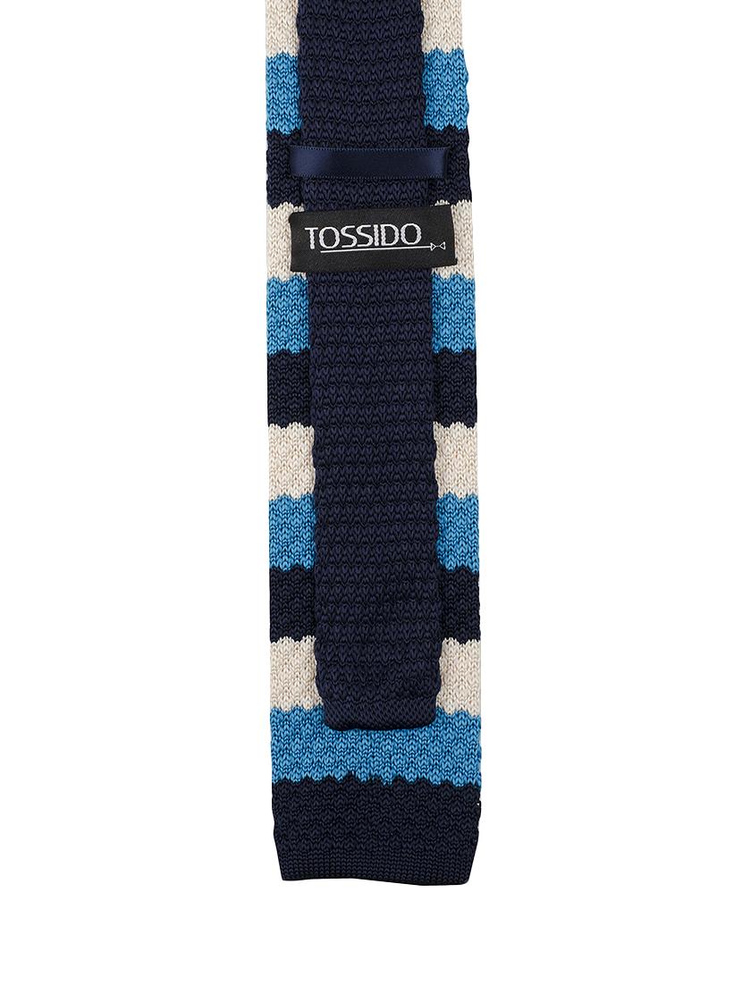 blue micro fibre tie - 14375197 - Zoom Image - 2