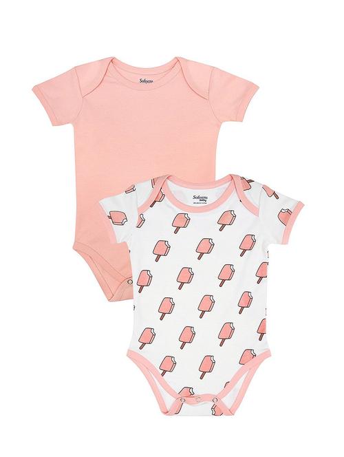 pink cotton onesies - 14375317 - Standard Image - 1