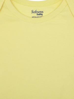 yellow cotton onesies - 14375323 - Standard Image - 3