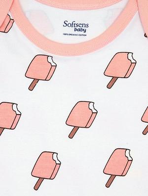 pink cotton onesies - 14375329 - Standard Image - 3