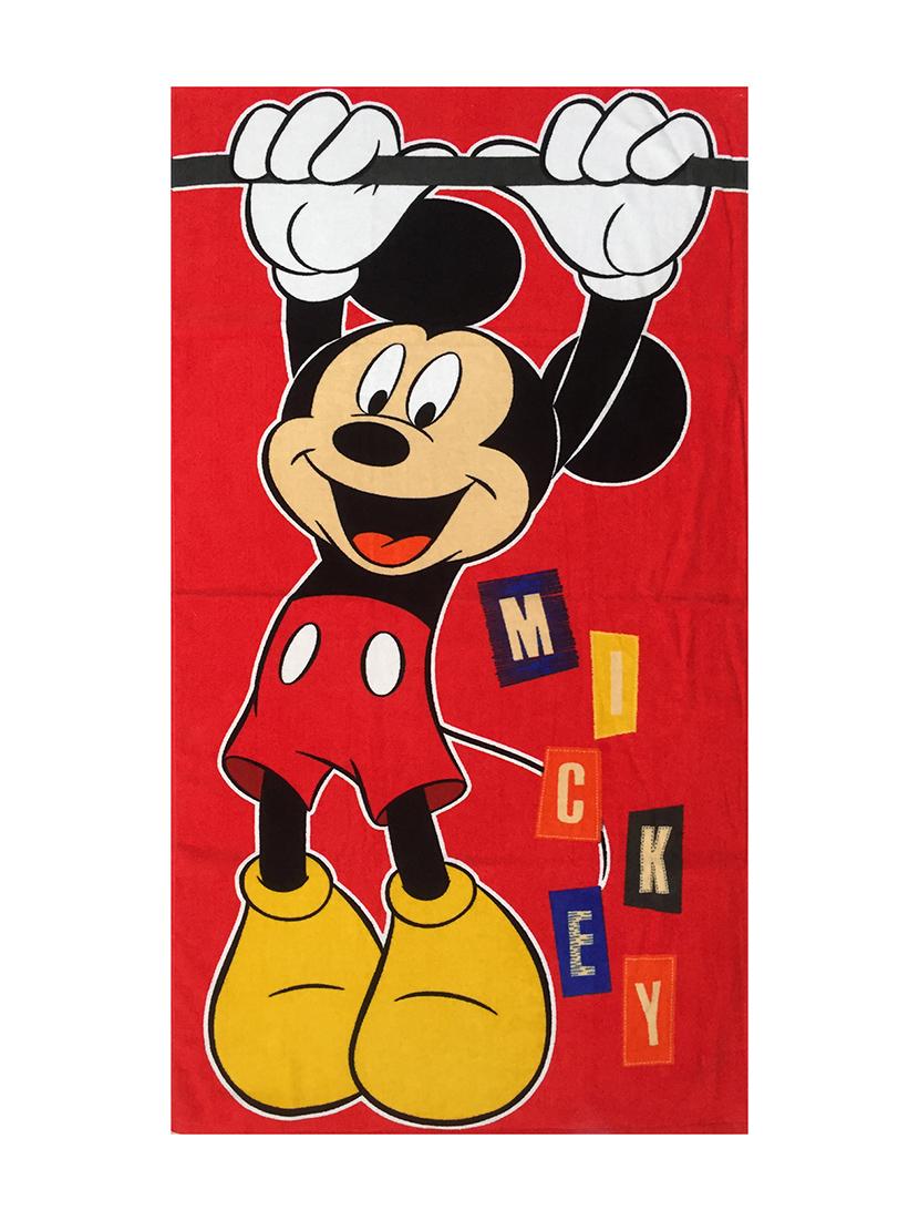 red cotton bath towel - 14375412 - Zoom Image - 2
