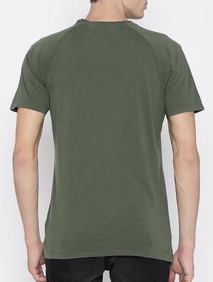 green cotton t-shirt - 14376913 - Standard Image - 3
